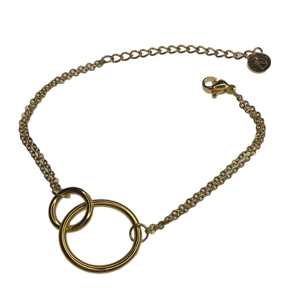 Infinity Best Friends Bracelet Gold Tone New